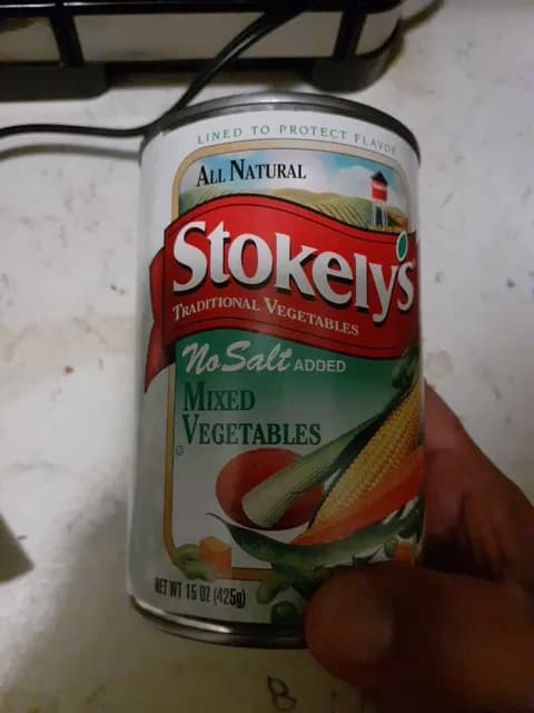 Stokely'S No Salt Added Mixed Vegetables