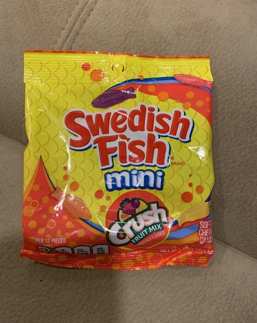Swedish Fish Mini Crush Fruit Mix Soft & Chewy Candy