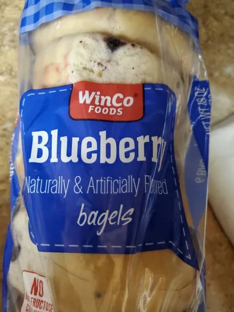 Winco Foods Blueberry Bagels