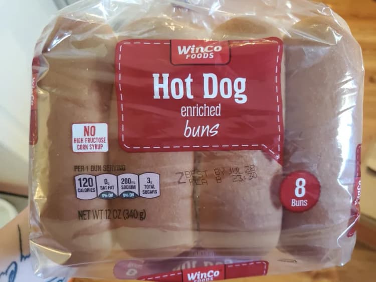 Winco Foods Hot Dog Enriched Buns