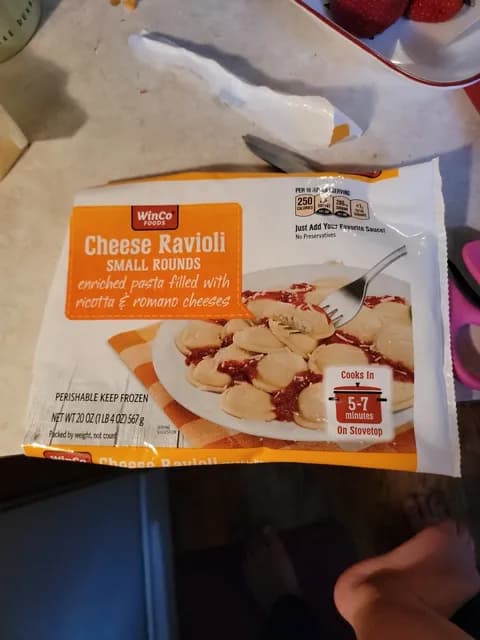 Winco Foods Small Rounds Cheese Ravioli