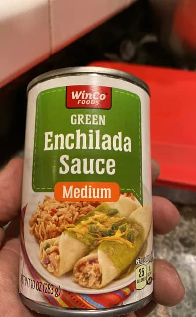 Winco Foods Green Enchilada Sauce Medium
