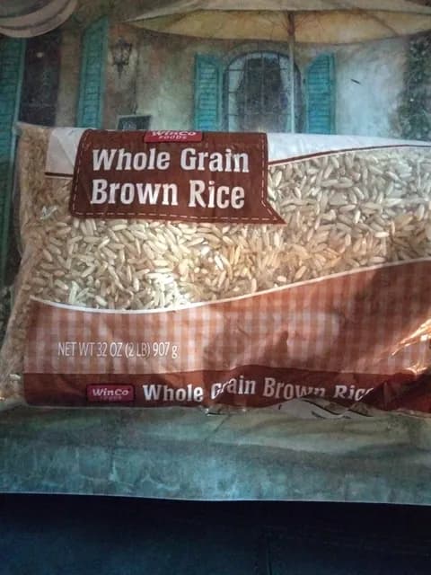 Winco Foods Whole Grain Brown Rice