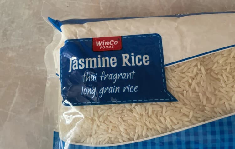 Winco Foods Jasmine Rice Thai Fragrant Long Grain Rice