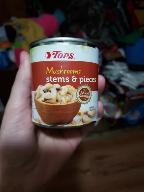 Tops Mushrooms Stems &