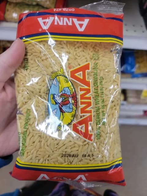 Anna Enriched Macaroni Product 100% Durum Wheat Semolina