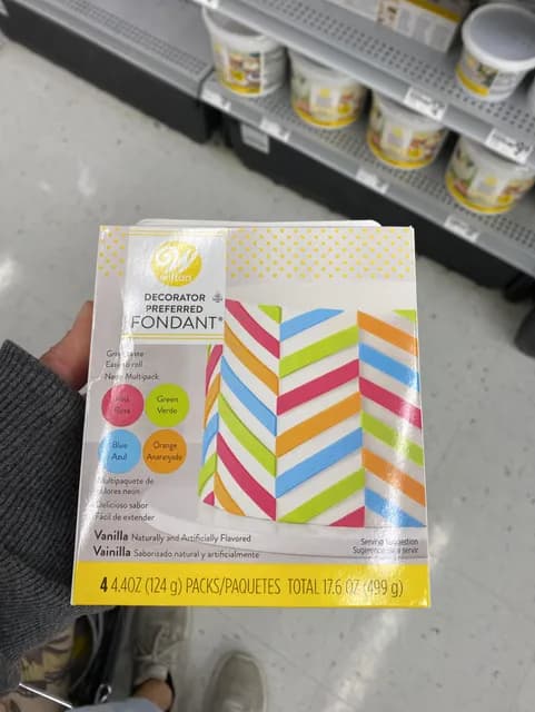 Wilton Decorator Preferred Fondant Neon Multipack Vanilla