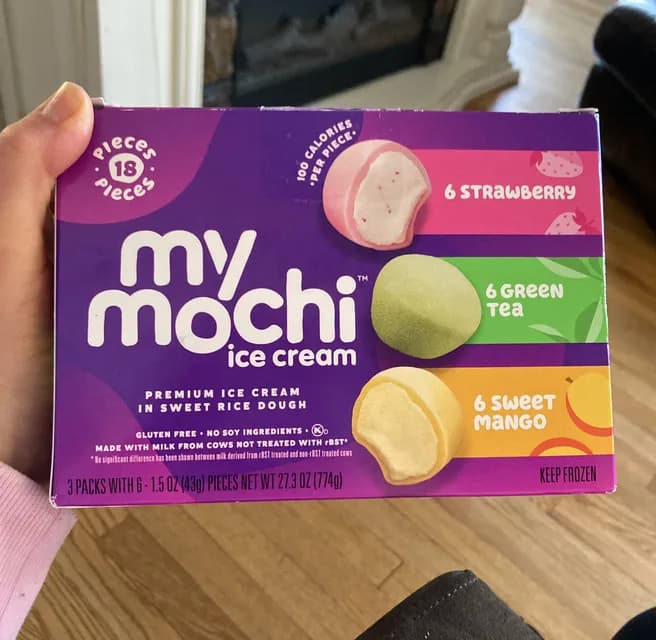 My Mochi Ice Cream - Strawberry, Green Tea And Sweet Mango Flavor