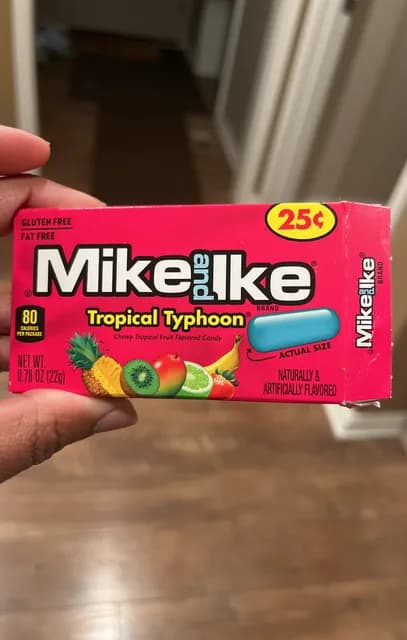 Mike And Ike Tropical Typhoon Chewy Tropical Fruit Flavored Candy