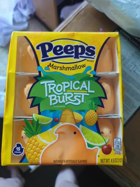 Peeps Marshmallow Tropical Burst Flavored