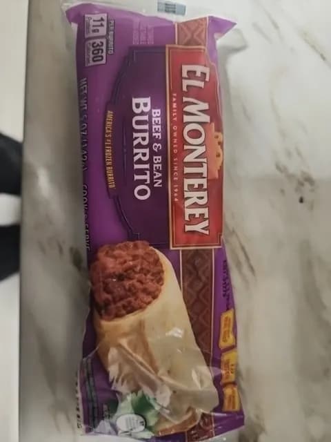 El Monterey Beef & Bean Burrito