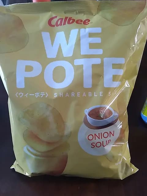 Calbee We Pote Onion Soup Flavored Potato Chips