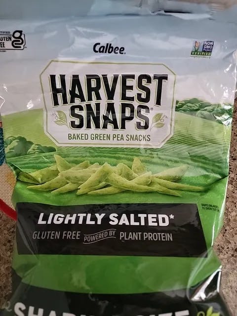 Calbee Harvest Snaps Lightly Salted Baked Green Pea Snacks