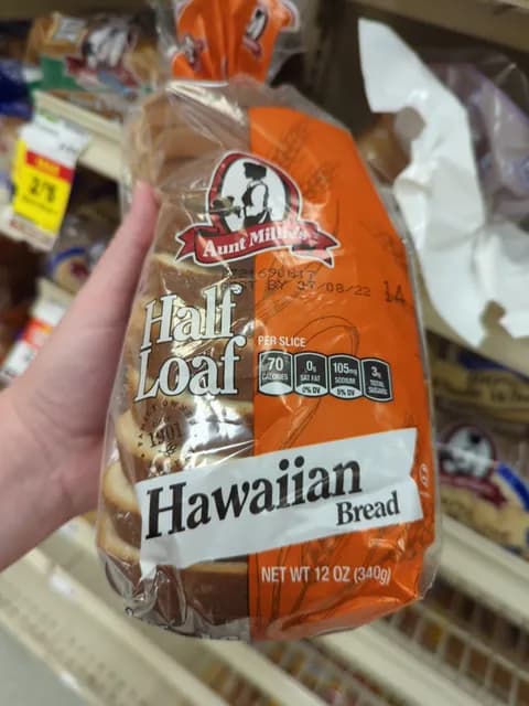 Aunt Millie'S Half Loaf Hawaiian Bread