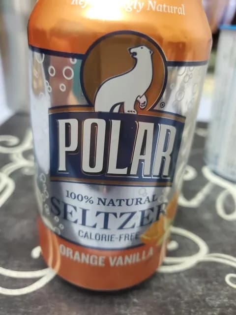Polar 100% Natural Seltzer Orange Vanilla