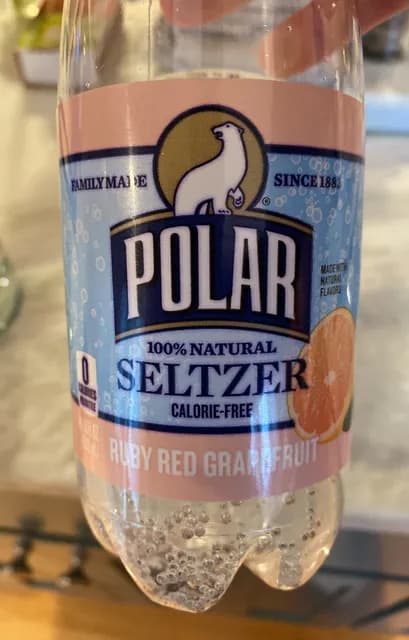 Polar 100% Natural Seltzer Calorie-Free Ruby Red Grapefruit