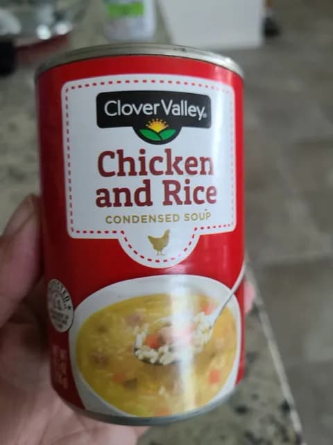 Clover Valley Chicken And Rice Condensed Soup