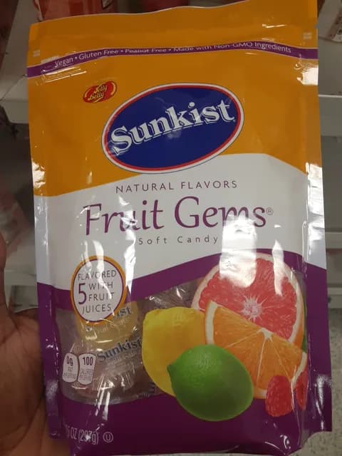 Sunkist Fruit Gems Soft Candy