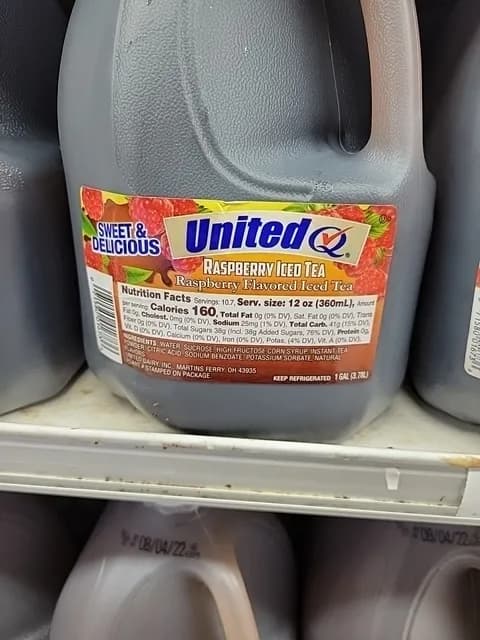 United Q Sweet & Delicious Raspberry Iced Tea