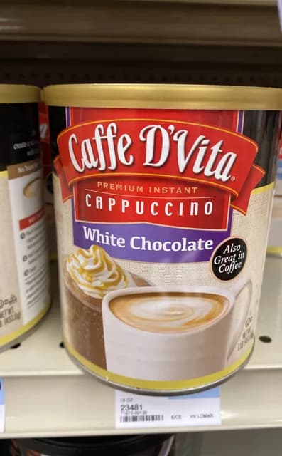 Caffe D'Vita Premium Instant Cappuccino White Chocolate
