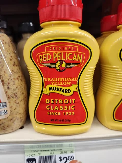 Red Pelican Traditional Yellow Mustard