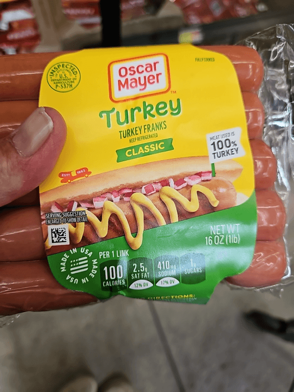 Is it Oats Free? Oscar Mayer Turkey Uncured Franks Hot Dogs