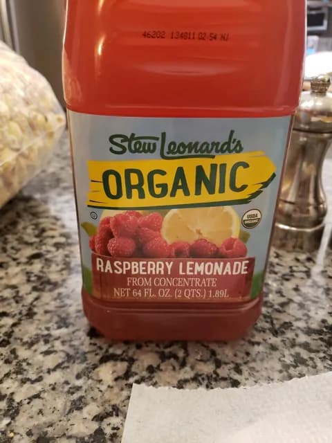 Stew Leonard'S Organic Raspberry Lemonade From Concentrate