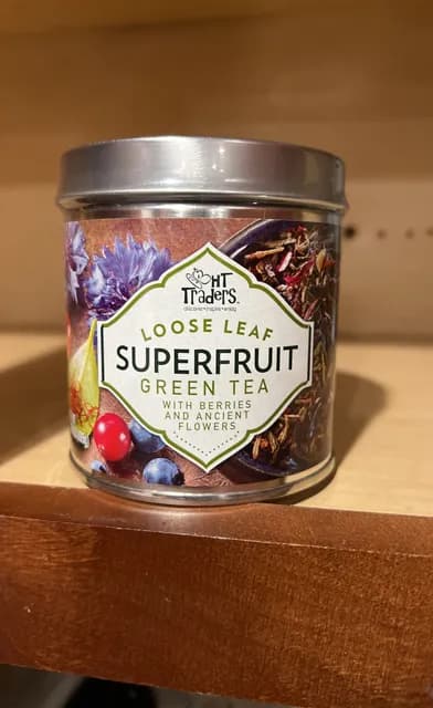 Ht Traders Loose Leaf Superfruit Green Tea With Berries And Ancient Flowers