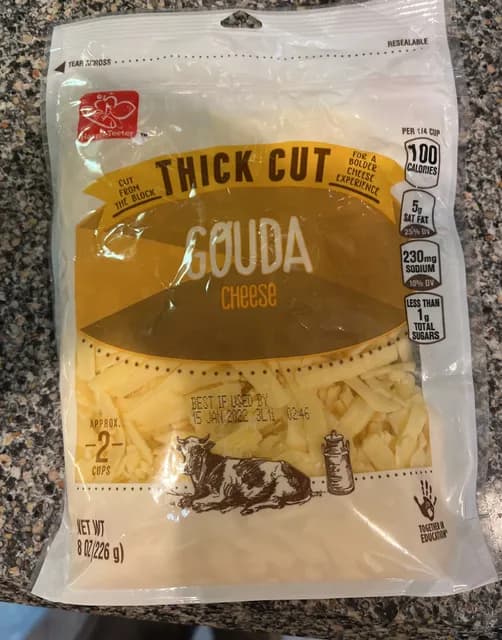 Harris Teeter Thick Cut Gouda Cheese