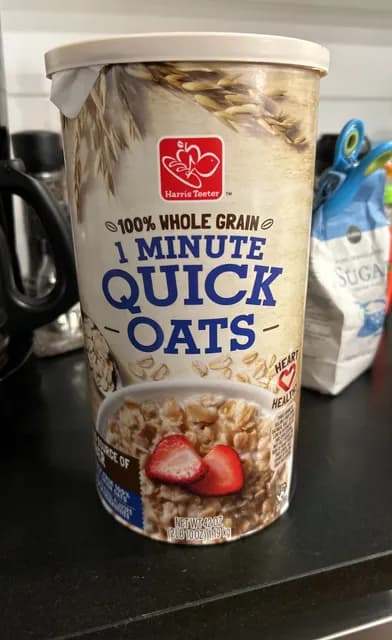 Harris Teeter 100% Whole Grain 1 Minute Quick Oats