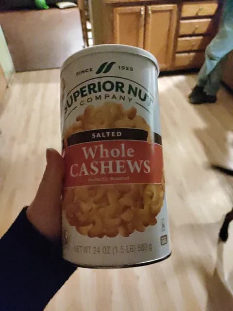 Superior Nut Company Salted Whole Cashews Perfectly Roasted