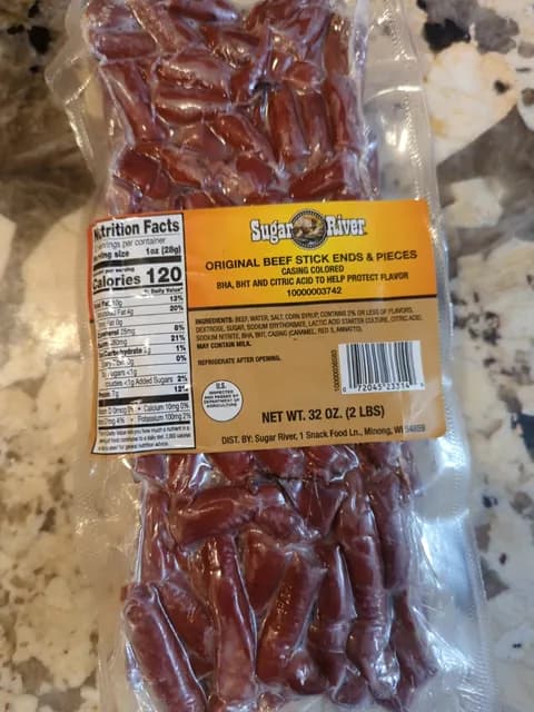 Sugar River Original Beef Stick Ends &