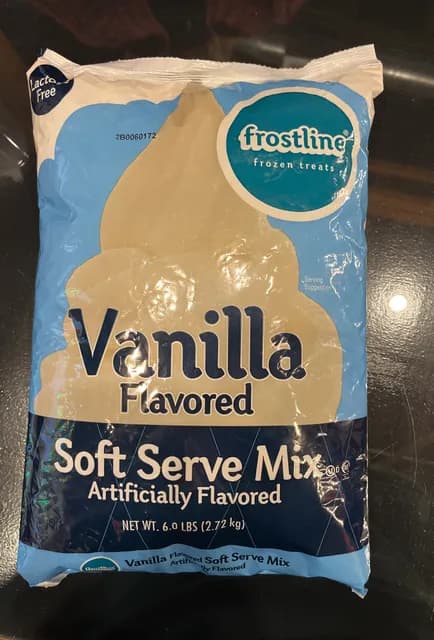 Frostline Vanilla Flavored Soft Serve Mix