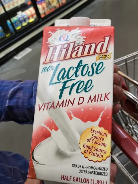 Hiland 100% Lactose Free Vitamin D Milk