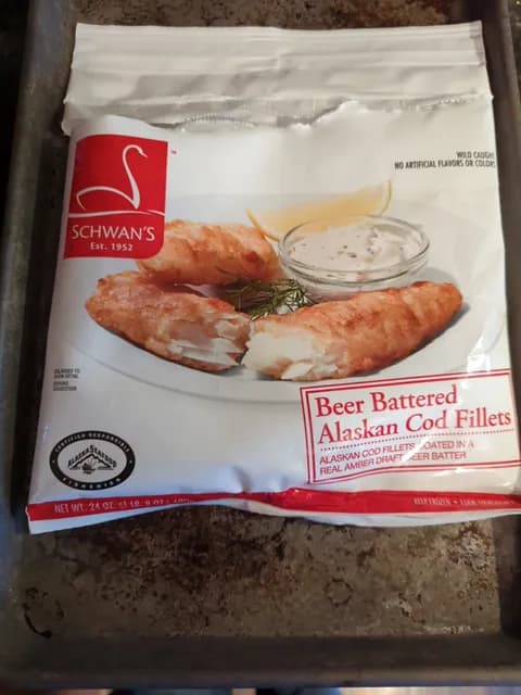 Schwan'S Beer Battered Alaskan Cod Fillets