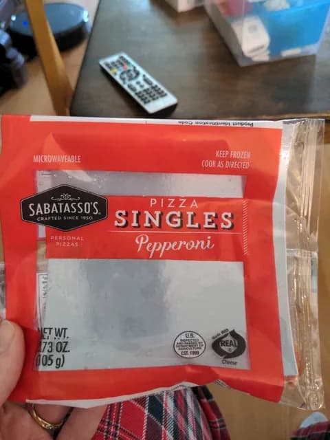 Sabatasso'S Pizza Singles Pepperoni