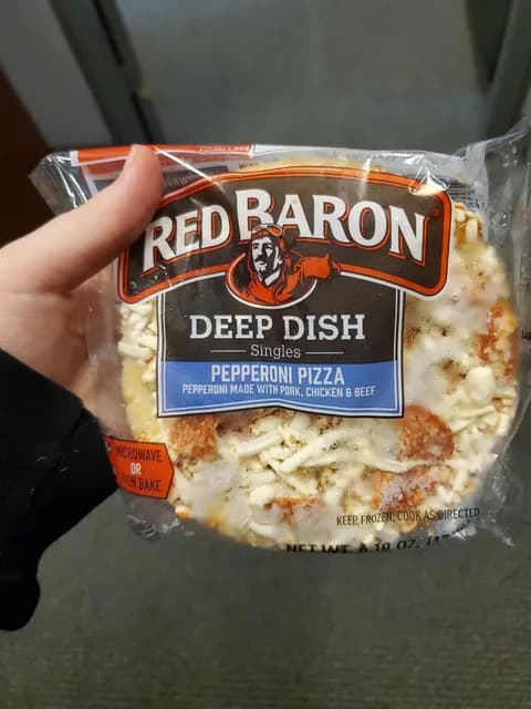 Red Baron Deep Dish Singles Pepperoni Pizza