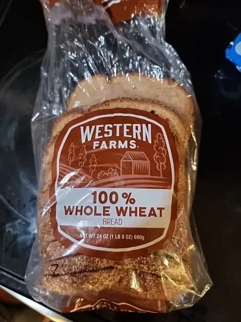 Western Farms 100% Whole Wheat Bread