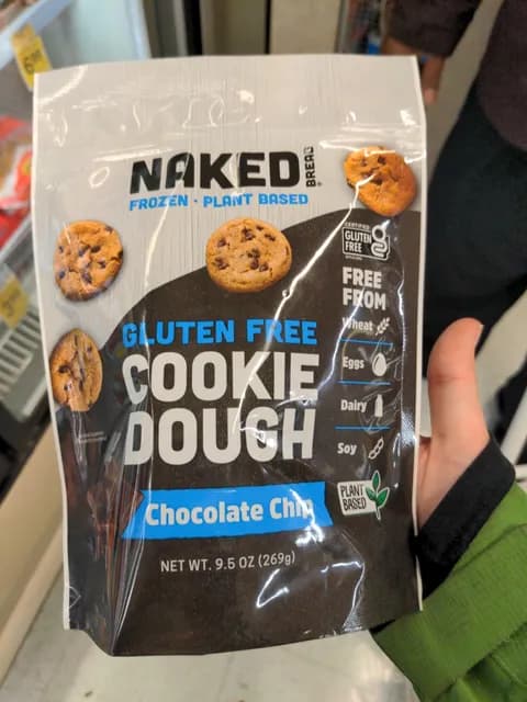 Naked Bread Gluten Free Cookie Dough Chocolate Chip
