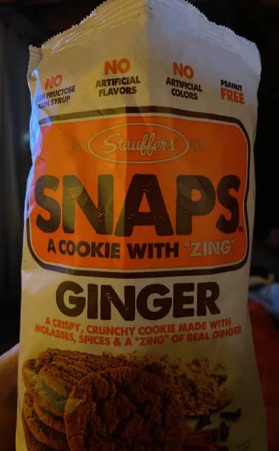 Stauffer'S Snaps A Cookie With "Zing" Ginger