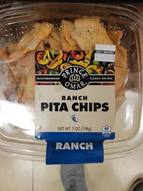 Prince Omar Ranch Pita Chips
