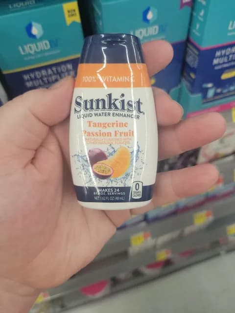Sunkist Tangerine Passion Fruit Liquid Water Enhancer