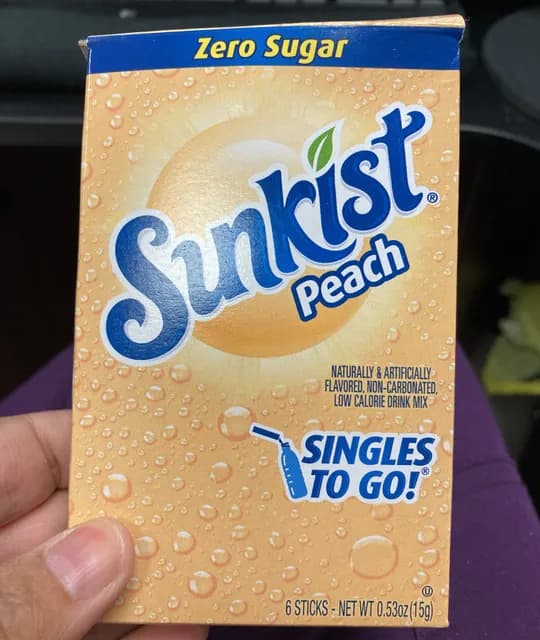 Sunkist Peach Singles To Go