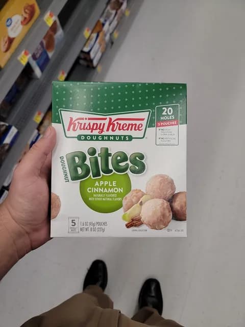 Krispy Kreme Doughnut Bites Apple Cinnamon