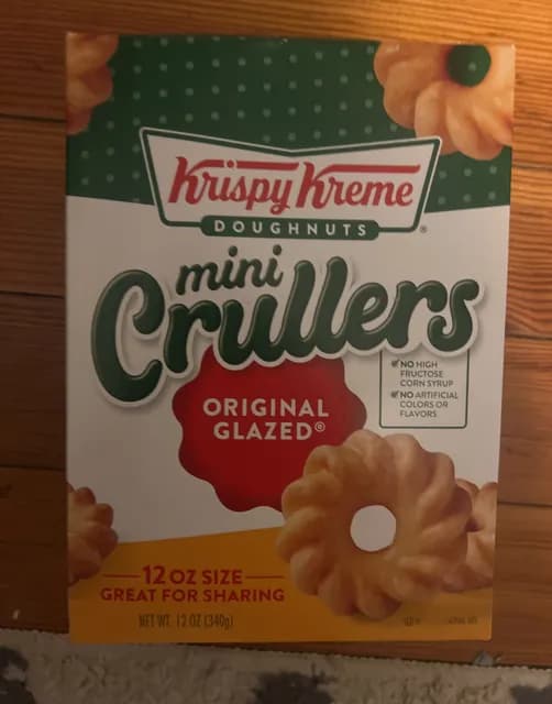 Krispy Kreme Original Glazed Mini Crullers Doughnuts
