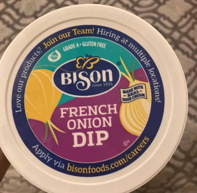 Bison French Onion Dip