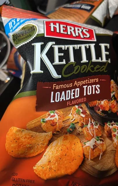 Herr'S Kettle Cooked Loaded Tots Potato Chips