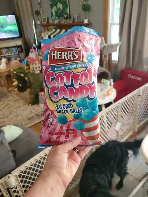 Herr'S Cotton Candy Flavored Snack Balls