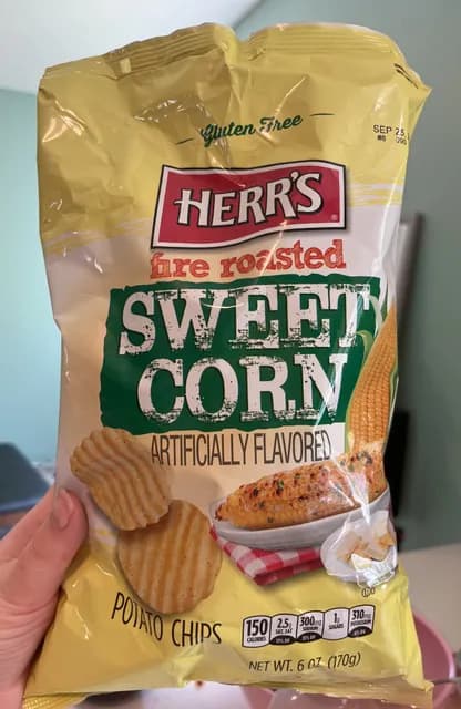 Herr'S Fire Roasted Sweet Corn Potato Chips