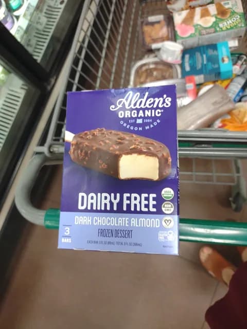 Alden’S Organic  Dark Chocolate Almond Bar